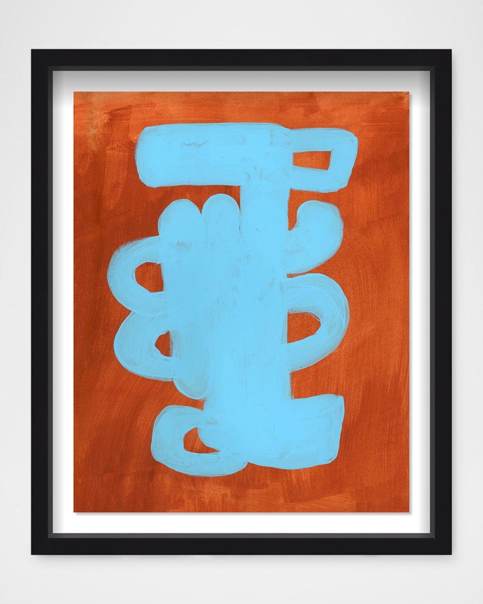 "Santana II" Framed Wall Art Print